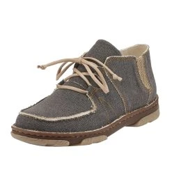 Tony Lama Men's Bolo Charcoal Eco Canvas Lace Up Chukka