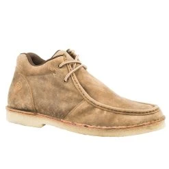 Roper Footwear Men's Tan Vintage Leather Gum Sole Lace Up Shoes