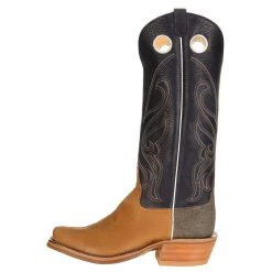 Rios Of Mercedes Men's Ride Ready HD Golden Tan 15in. Navy Bulldozer Top Cutter Toe Cowboy Boot -Ariat Sales Store 103604 2