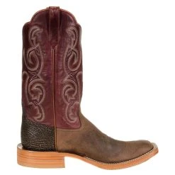 Rios Of Mercedes Men's Chocolate Crazyhorse 13in. Cordovan Bison Top Cowboy Boot 10 Rios Of Mercedes Men's Chocolate Crazyhorse 13in. Cordovan Bison Top Cowboy Boot -Ariat Sales Store 103605 4