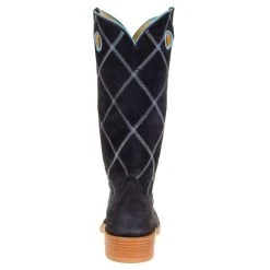 Men's Rios Of Mercedes Navy Mustang 15 Navy Mustang Roughout Cowboy Boot -Ariat Sales Store 103819 3
