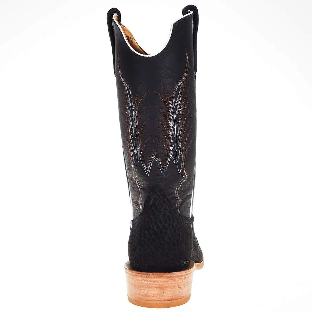 Rios Of Mercedes Men's Black Carpincho 13in. Black Buffamonte Top Cutter Toe Boot 4 Rios Of Mercedes Men's Black Carpincho 13in. Black Buffamonte Top Cutter Toe Boot - Image 4