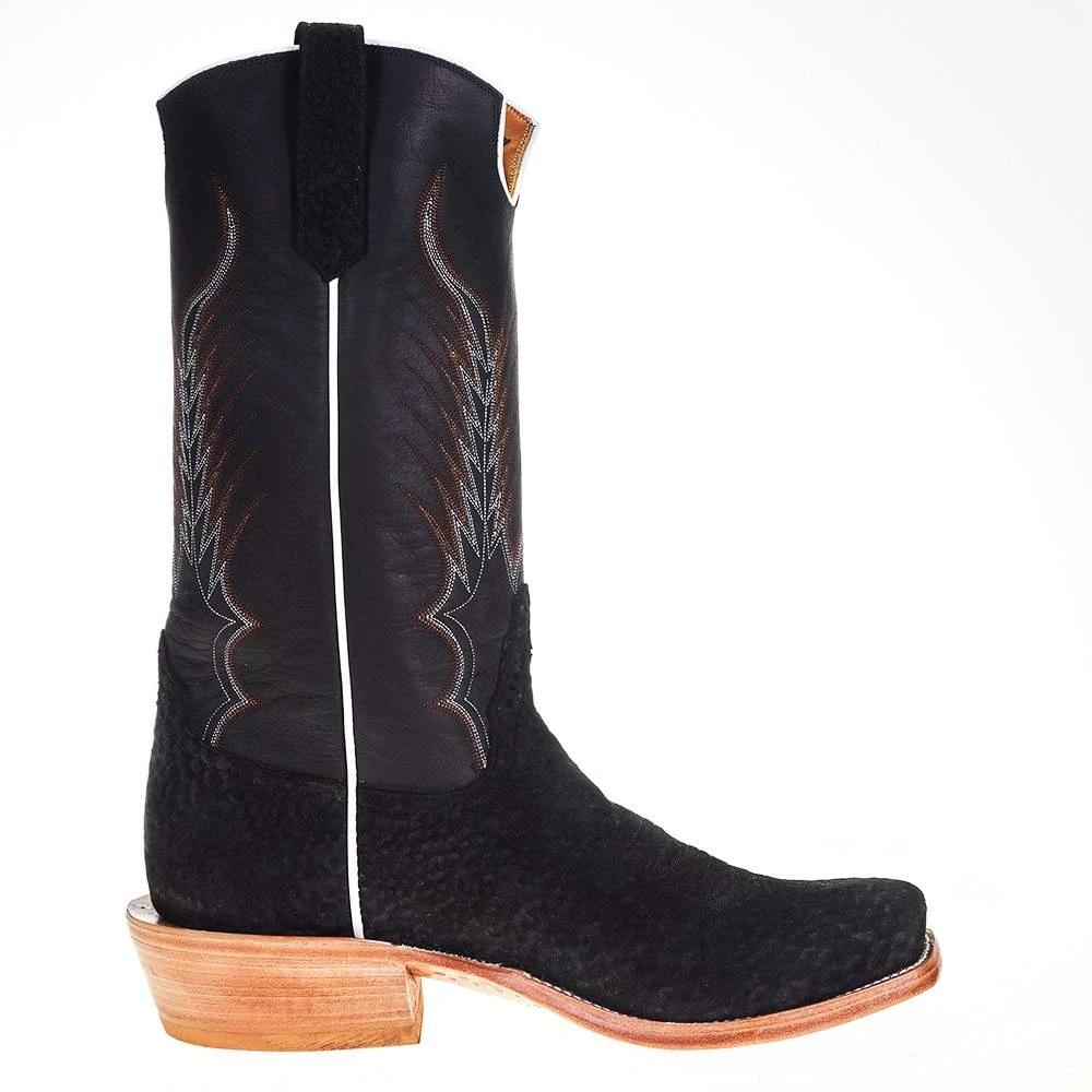 Rios Of Mercedes Men's Black Carpincho 13in. Black Buffamonte Top Cutter Toe Boot 5 Rios Of Mercedes Men's Black Carpincho 13in. Black Buffamonte Top Cutter Toe Boot - Image 5