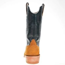 Rios Of Mercedes Men's Rios Of Mercedes Rust Crazy Horse 13in. Green Velvet Kidskin Top Boots -Ariat Sales Store 106139 3