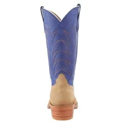 Rios Of Mercedes Men's RR Tan Crazy Horse Roughout 13in. Royal Blue Wyoming Top Cutter Toe Boot 8 Rios Of Mercedes Men's RR Tan Crazy Horse Roughout 13in. Royal Blue Wyoming Top Cutter Toe Boot -Ariat Sales Store 106842 4