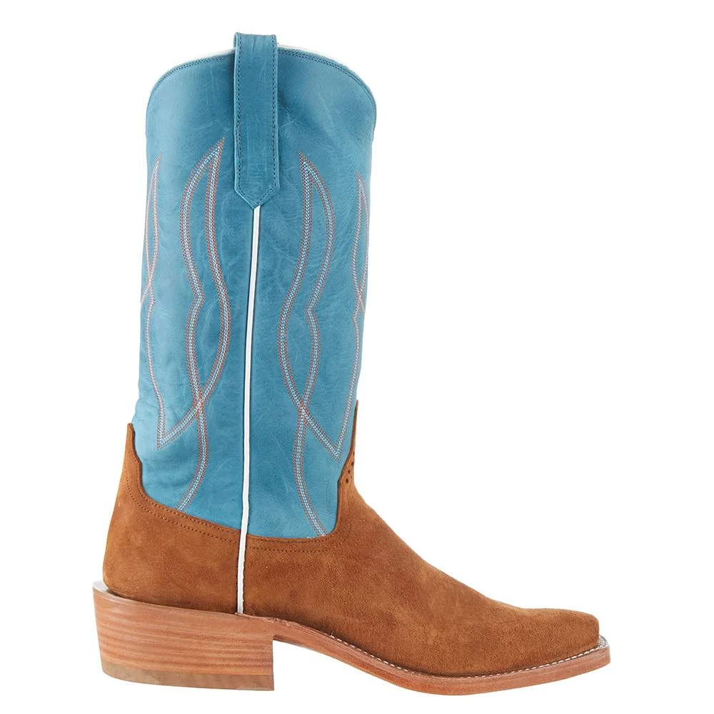 Rios Of Mercedes Men`s Hickory Smoked Bacon 13` Aqua Buffamonte Top KS Toe Boot 5 Rios Of Mercedes Men`s Hickory Smoked Bacon 13` Aqua Buffamonte Top KS Toe Boot - Image 5
