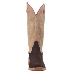 Rios Of Mercedes Men's Cafe Carpincho 15in. Ivory Mad Dog Top Cutter Toe Boot -Ariat Sales Store 107183 2