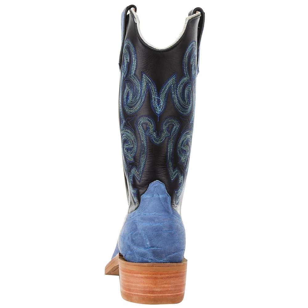 Rios Of Mercedes Men`s RR Blue Buffed Elephant 13` Black Top Cowboy Boot 5 Rios Of Mercedes Men`s RR Blue Buffed Elephant 13` Black Top Cowboy Boot - Image 5