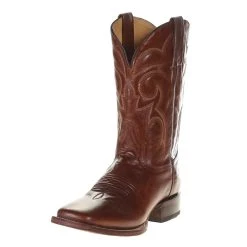Roper Footwear Men's Roper Cognac Vamp 11in. Cognac Top Square Toe Cowboy Boots
