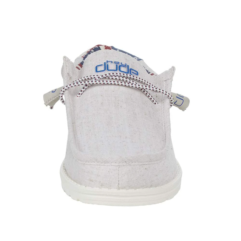 Heydude Men's Wally Off White Patriotic 2 Heydude Men's Wally Off White Patriotic - Image 2