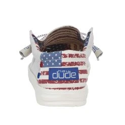 Heydude Men's Wally Off White Patriotic 8 Heydude Men's Wally Off White Patriotic -Ariat Sales Store 110060184 4