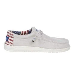 Heydude Men's Wally Off White Patriotic 9 Heydude Men's Wally Off White Patriotic -Ariat Sales Store 110060184 5