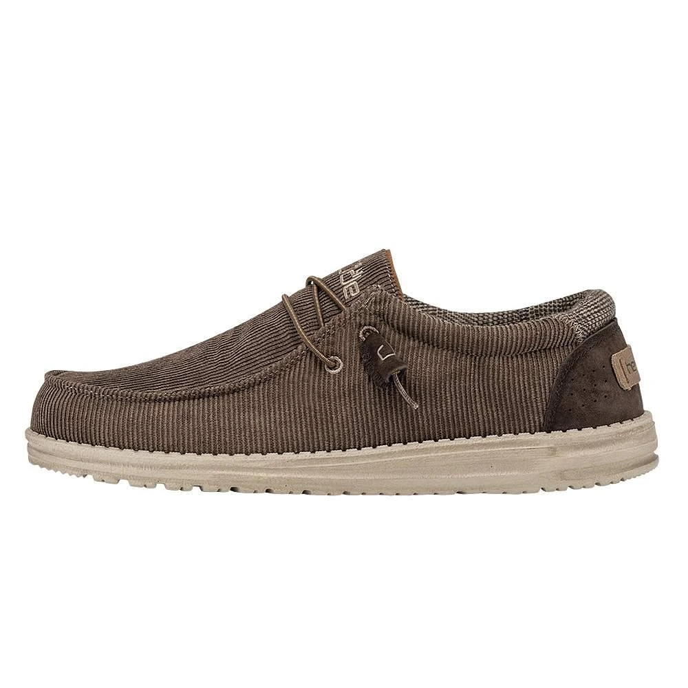 Heydude Men`s Hey Dude Wally Corduroy Walnut Casual Shoe 2 Heydude Men`s Hey Dude Wally Corduroy Walnut Casual Shoe - Image 2