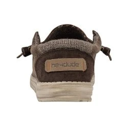 Heydude Men`s Hey Dude Wally Corduroy Walnut Casual Shoe 8 Heydude Men`s Hey Dude Wally Corduroy Walnut Casual Shoe -Ariat Sales Store 110060580 4