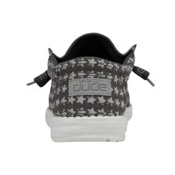 Heydude Men's Hey Dude Wally Gray Patriotic Casual Shoe 8 Heydude Men's Hey Dude Wally Gray Patriotic Casual Shoe -Ariat Sales Store 110063196 4