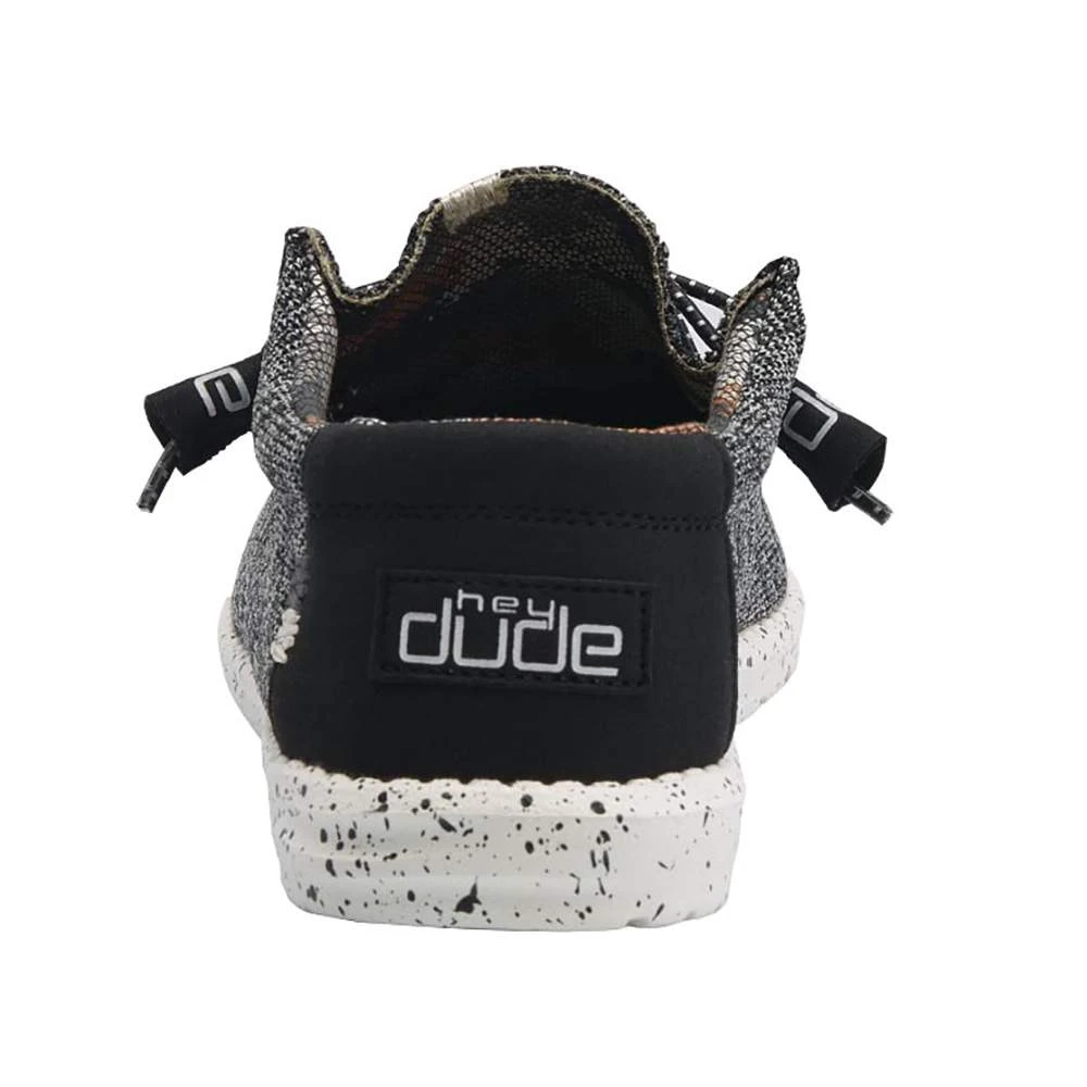 Heydude Men's Hey Dude Wally Sox Black And White Casual Shoe 4 Heydude Men's Hey Dude Wally Sox Black And White Casual Shoe - Image 4