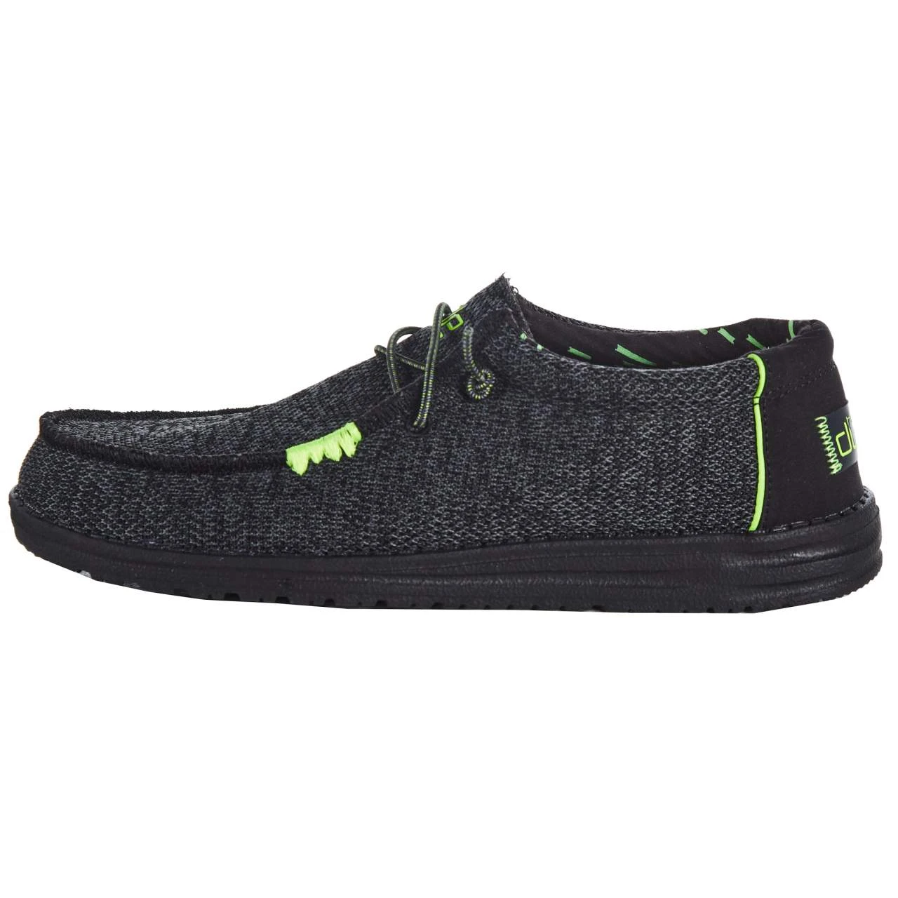 Heydude Mens Hey Dude Wally Sox Neon Lime 3 Heydude Mens Hey Dude Wally Sox Neon Lime - Image 3
