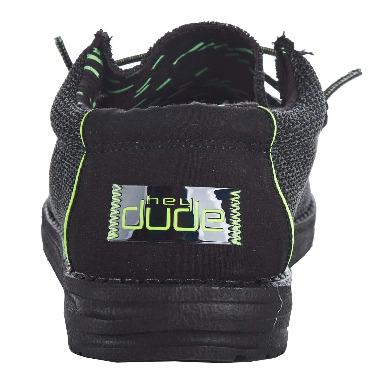 Heydude Mens Hey Dude Wally Sox Neon Lime 4 Heydude Mens Hey Dude Wally Sox Neon Lime - Image 4