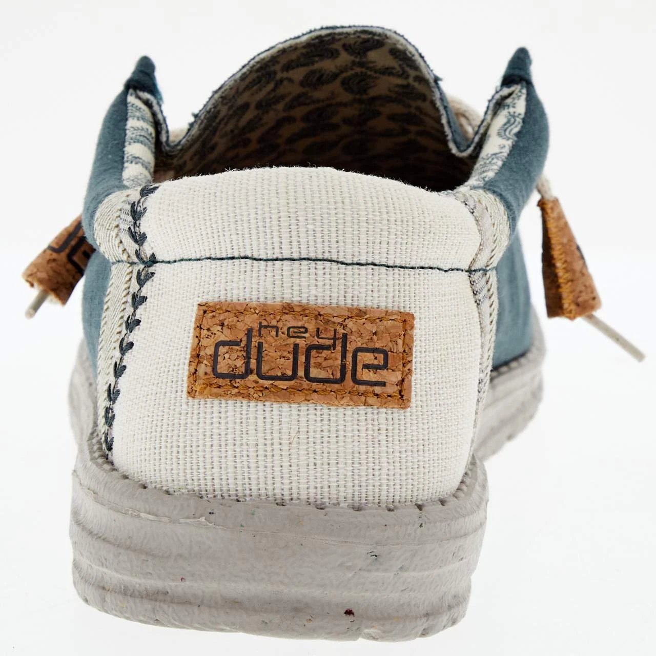 Heydude Men's Hey Dude Wally Line Natural Teal 3 Heydude Men's Hey Dude Wally Line Natural Teal - Image 3