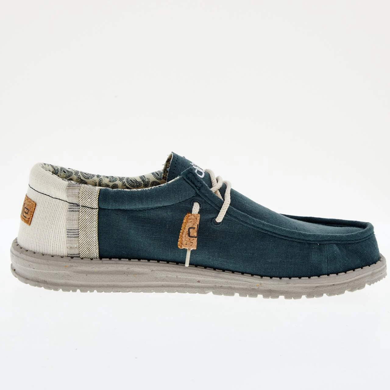 Heydude Men's Hey Dude Wally Line Natural Teal 4 Heydude Men's Hey Dude Wally Line Natural Teal - Image 4