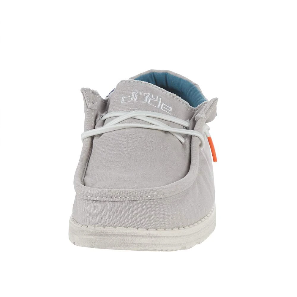 Heydude Men`s Hey Dude Wally Washed Smoke Grey 2 Heydude Men`s Hey Dude Wally Washed Smoke Grey - Image 2