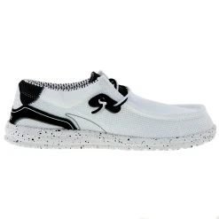 Heydude Men`s Hey Dude Wally Hawk White Black 9 Heydude Men`s Hey Dude Wally Hawk White Black -Ariat Sales Store 112250178 05