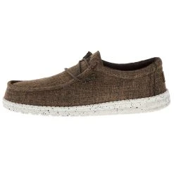 Heydude Men`s Hey Dude Wally Eco Linen Dark Brown -Ariat Sales Store 112471628 03