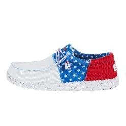 Heydude Men`s Hey Dude White Wally Tri Sox American Pride 7 Heydude Men`s Hey Dude White Wally Tri Sox American Pride -Ariat Sales Store 112562172 3