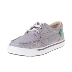 Twisted X Men`s E Light Grey Canvas Hooey Lopers Casual Shoe