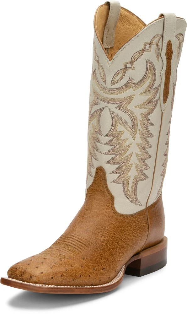 Justin Boots Men's Pascoe Smooth Ostrich 13in. Antique Saddle Maddog Cowboy Boots 1 Justin Boots Men's Pascoe Smooth Ostrich 13in. Antique Saddle Maddog Cowboy Boots
