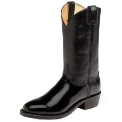 Justin Boots Men's Justin Black Melo Veal Cowboy Boots