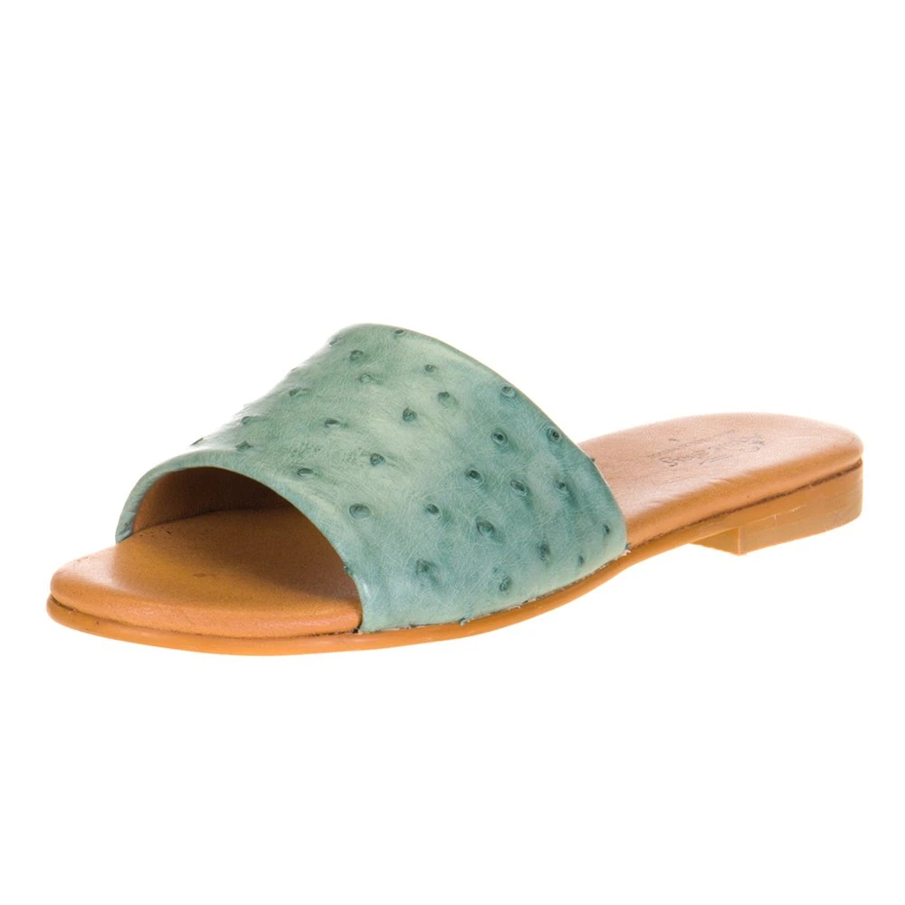 Agavesky Women's Agave Sky Turquoise Full Quill Ostrich Sandal 1 Agavesky Women's Agave Sky Turquoise Full Quill Ostrich Sandal