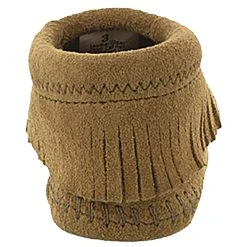 Minnetonka Girl's Riley Taupe And Leopard Bootie -Ariat Sales Store 1179 31