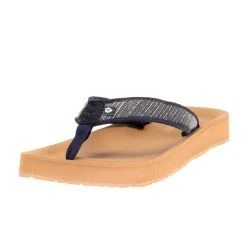 Minnetonka Ladies Minnetonka Hedy Blue Medina Print Sandal