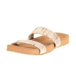 Minnetonka Womens Minnetonka Holly Sand Medina Print Sandal