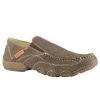 Roper Footwear Men's All Over Brown Vintage Canvas Shoe