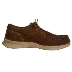 Stetson Men`s Burnished Tan Leather Basketweave Lace Up Casual Shoe -Ariat Sales Store 12 020 2050 0122 5