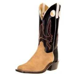 Olathe Boot Company Men's Burnished Mesquite 12in. Black Soft Top Cutter Toe Roughstock Boot