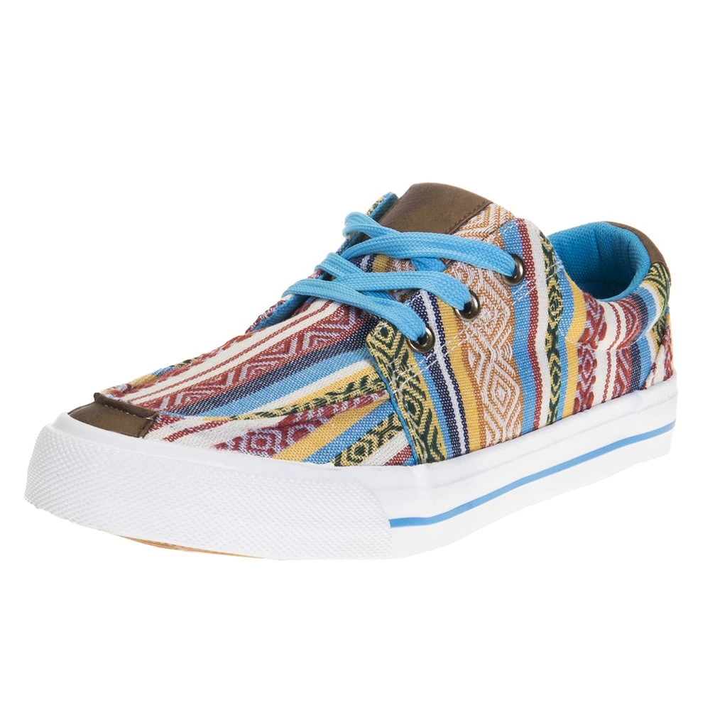 Roper Women's Roper Angel Fire Blue Aztec Tennis Shoe 1 Roper Women's Roper Angel Fire Blue Aztec Tennis Shoe