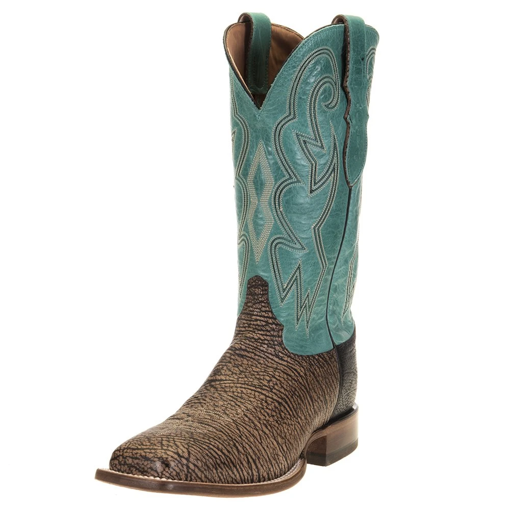 Justin Boot Company Men's AQHA Wheatshef Goat 13in. Caribbean Cowhide Top Square Toe 6 Justin Boot Company Men's AQHA Wheatshef Goat 13in. Caribbean Cowhide Top Square Toe - Image 6