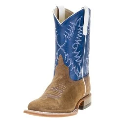 Horsepower Kids Sahara Sandy Nassau Navy Top Cowboy Boot