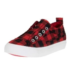 Corkys Footwear Kids Corkys Red Plaid Casual Shoe