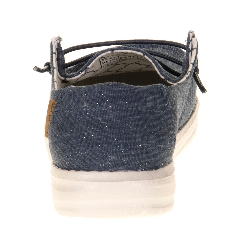 Heydude Youth Hey Dude Wendy Sparkling Denim Casual Shoe 3 Heydude Youth Hey Dude Wendy Sparkling Denim Casual Shoe - Image 3