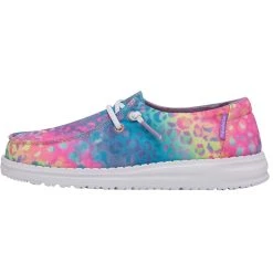 Heydude Kids Hey Dude Wendy Flow Leopard Casual -Ariat Sales Store 130129010 WENDY YOUTH FLOW LEOPARD LEFT 03