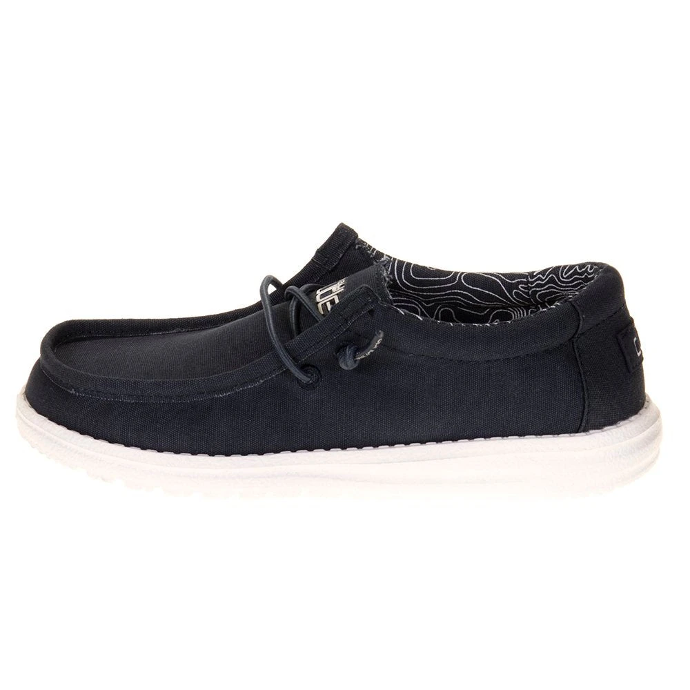 Heydude Youth Hey Dude Wally Navy Casual Shoe 3 Heydude Youth Hey Dude Wally Navy Casual Shoe - Image 3