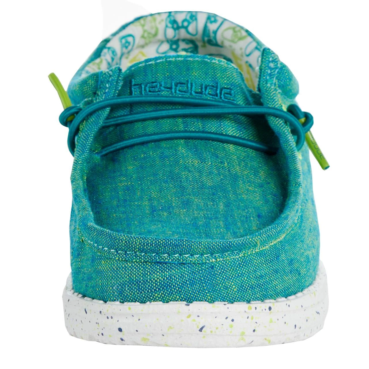 HeydudeYouth Hey Dude Wally Green Chambray Gamer Casual 2 HeydudeYouth Hey Dude Wally Green Chambray Gamer Casual - Image 2