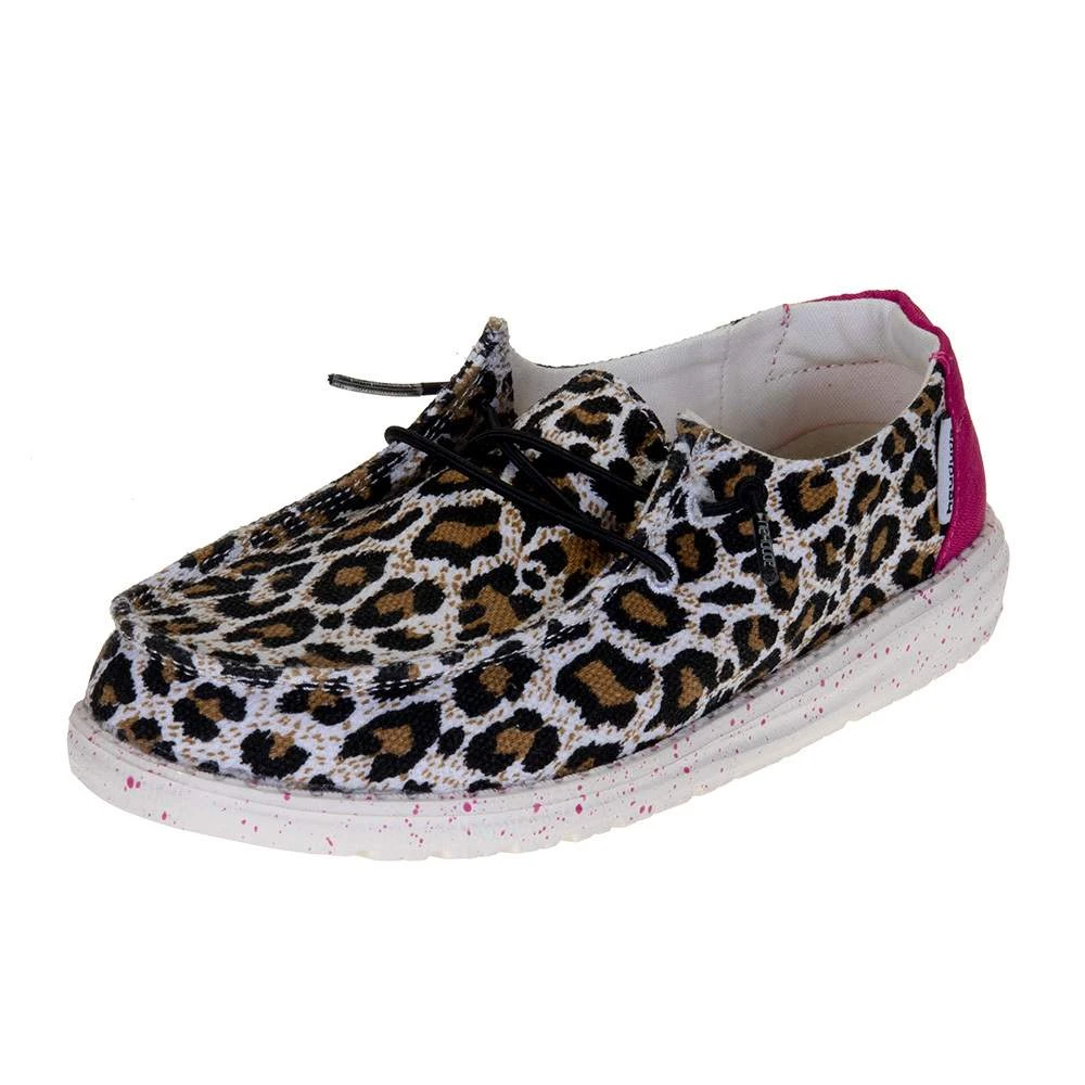 Heydude Youth Hey Dude Cheetah Wendy Casual Shoe 1 Heydude Youth Hey Dude Cheetah Wendy Casual Shoe
