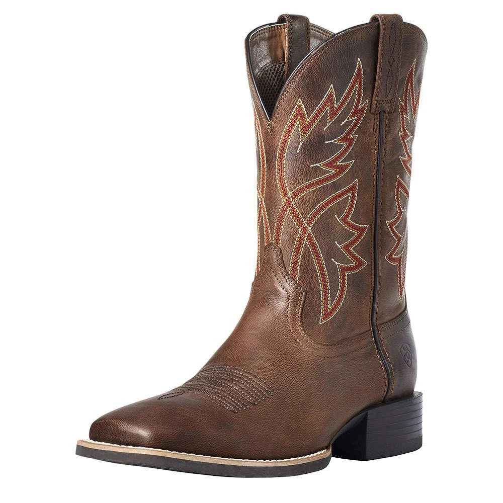 Ariat Men's Sport Rafter Double Espresso 11in. Espresso Top Square Toe Boots 1 Ariat Men's Sport Rafter Double Espresso 11in. Espresso Top Square Toe Boots