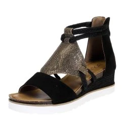 Corkys Footwear Womens Corkys Browning Gun Metal Sandal