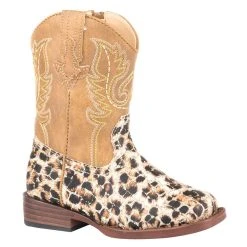 Roper Toddler Roper Glitter Leopard Cowgirl Boot